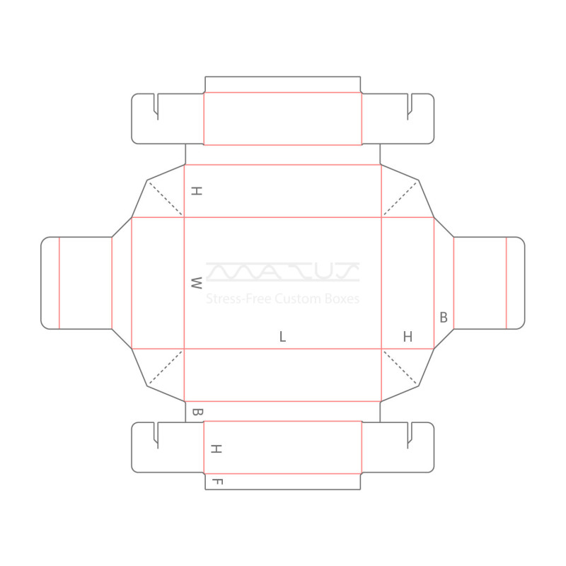B14.05.00.00 Buffer Wall Tray with Webbed Corners