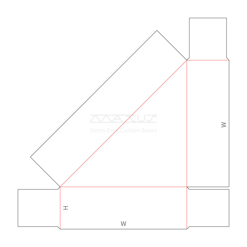 D20.10.20.00 Triangular Single-Walled Carton