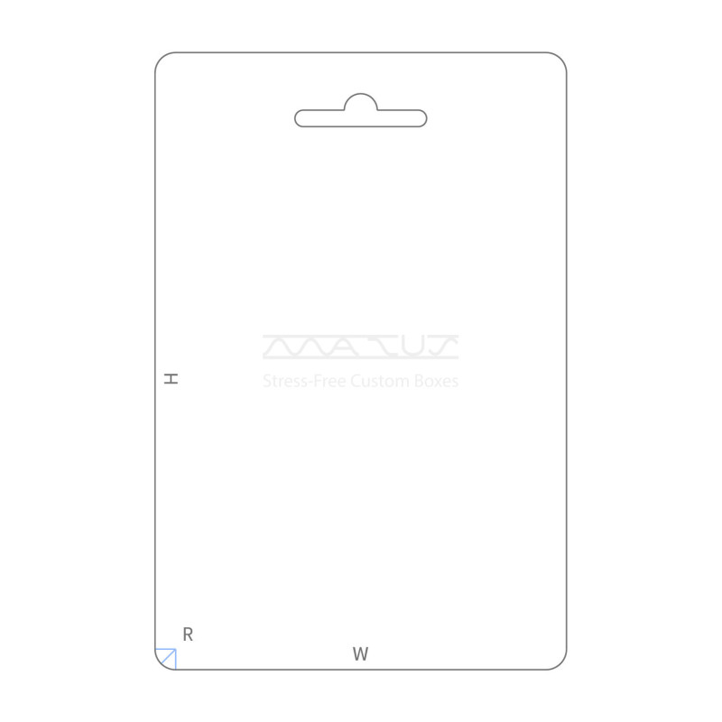 F80.51.00.00 Blister Card Folding Carton