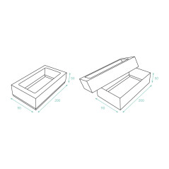 Two-Piece Cardboard Box