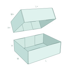 FEFCO 0300 dėžė – Individuali pakuotė su 3D peržiūra | MAZUS