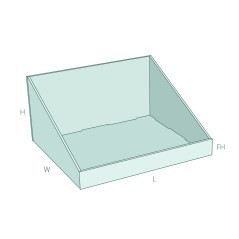FEFCO 0804 – Susikurkite savo reklaminį stovelį-padėkliuką 3D | MAZUS