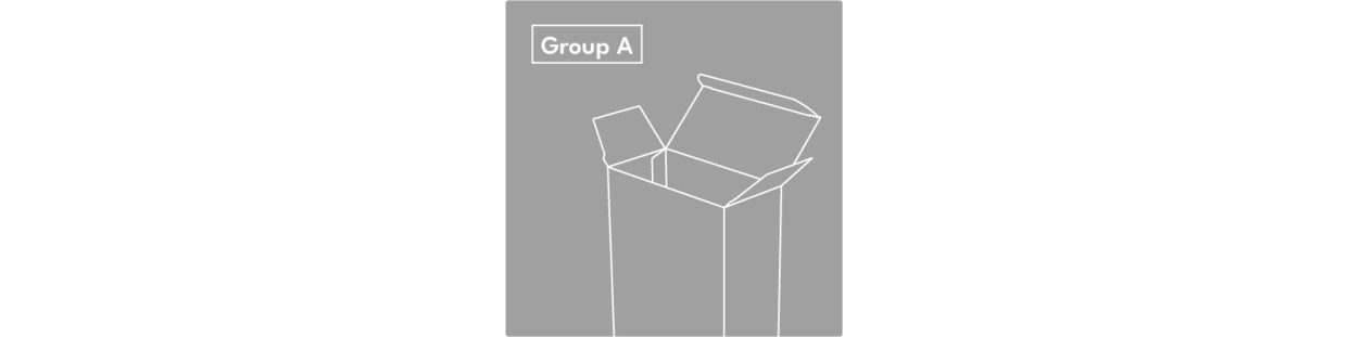 Group A: Long Seam Glued, Rect. Surfaces