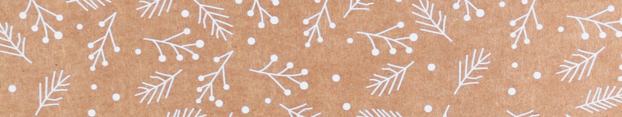High-quality digital print example using white ink on brown cardboard, perfect for detailed designs and short print runs.