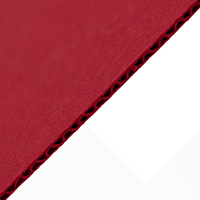 Raudonos spalvos (CHERRYRED) kartono bangelė